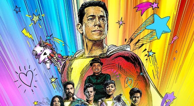 «Шазам 2»: Закари Ливай поделился неофициальным постером сиквела с DC FanDome