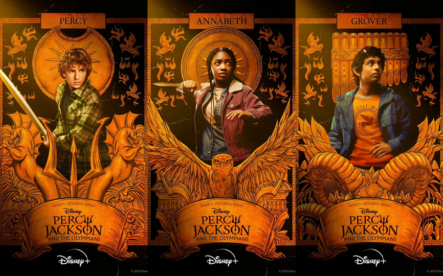Нові постери серіалу «Персі Джексон та олімпійці» представляють головних героїв