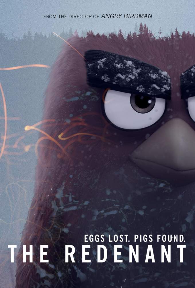 Пародійні постери «Angry Birds у кіно»