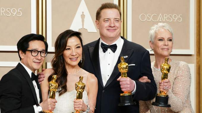«Оскар»: Брендан Фрейзер та Мішель Йєо стали найкращими акторами року