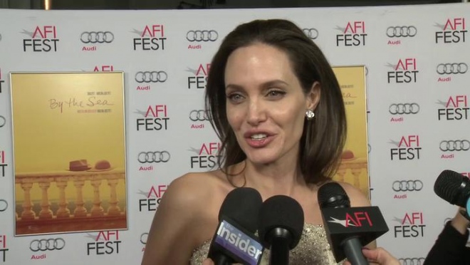 Интервью на премьере с Анджелиной Джоли