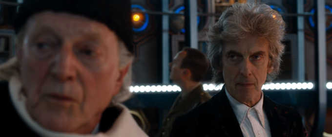Фрагмент «Первый Доктор заходит в ТАРДИС Двенадцатого» (рождественский спецвыпуск 2017 года)