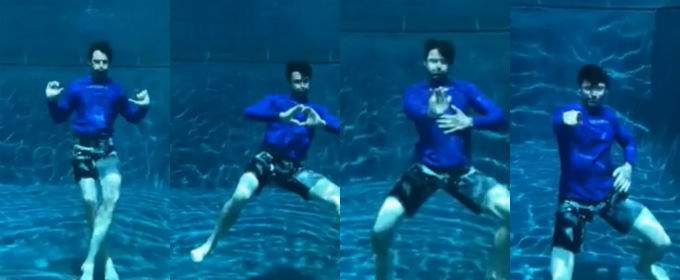 Г'ю Джекман танцює під водою під пісню Дрейка