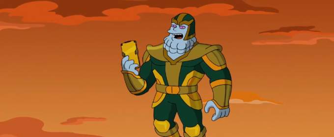 Новая серия «Симпсонов» показала пародию на блокбастер «Мстители: Война бесконечности»