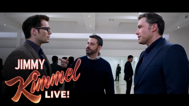 Удаленная сцена из «Бэтмена против Супермена» с Джимми Киммелом