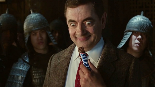 Реклама Snickers с мистером Бином