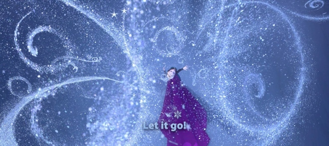 Disney's Frozen - "Let It Go" (с песенными титрами)