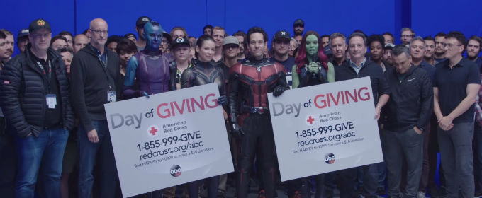 Касты фильмов «Человек-муравей и Оса» и «Мстители 4» призывают к благотворительности