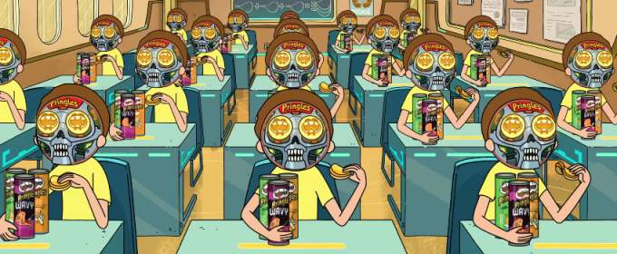 Промо «Роботы Морти в рекламе Pringles» (4 сезон)