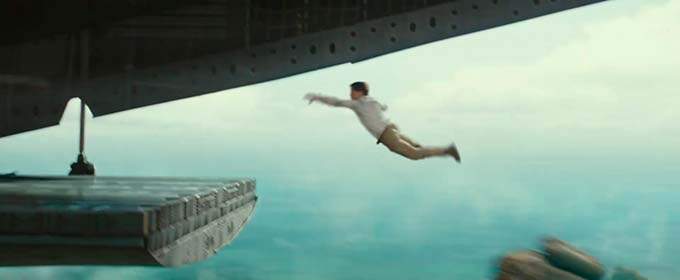 Фрагмент битвы в самолете фильма «Uncharted: Неизведанное»
